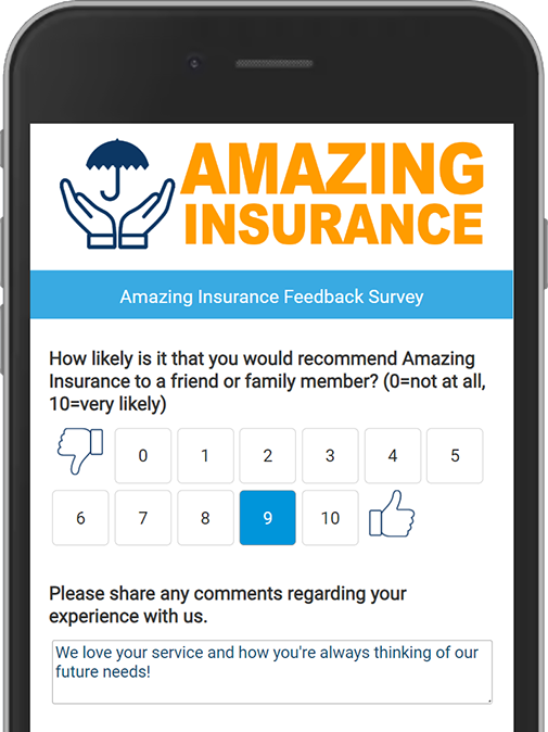 Customer feedback automation survey