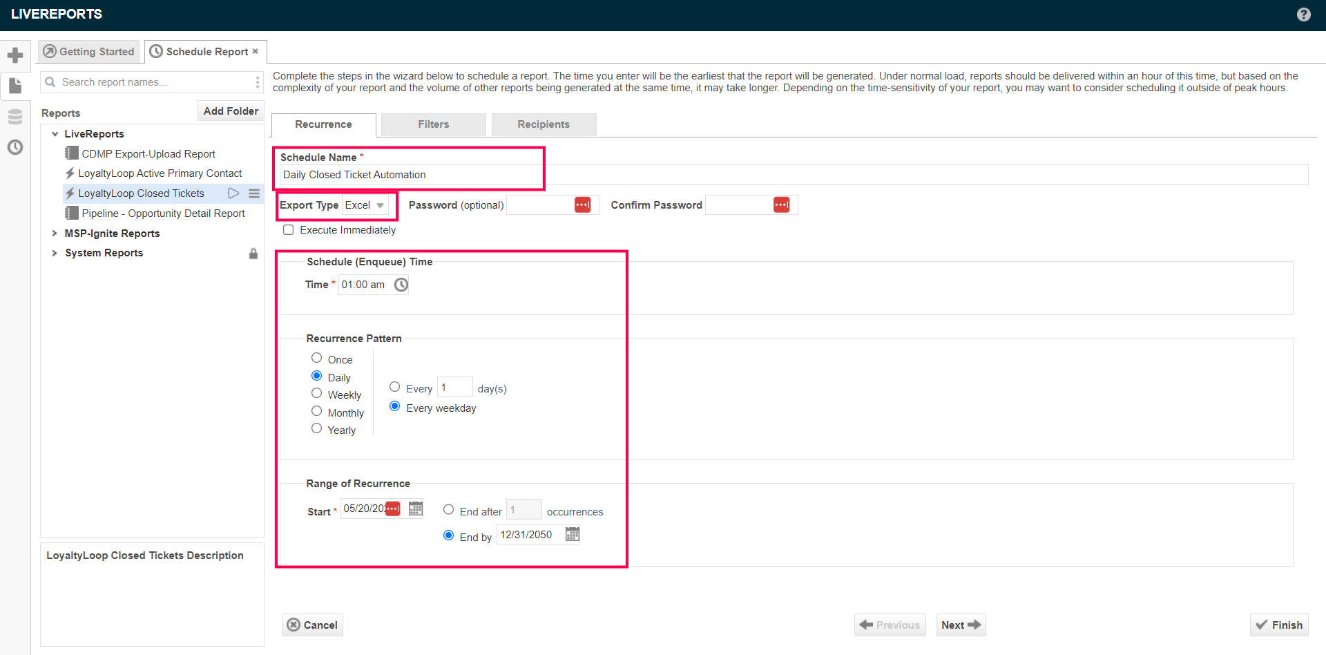 datto autotask report