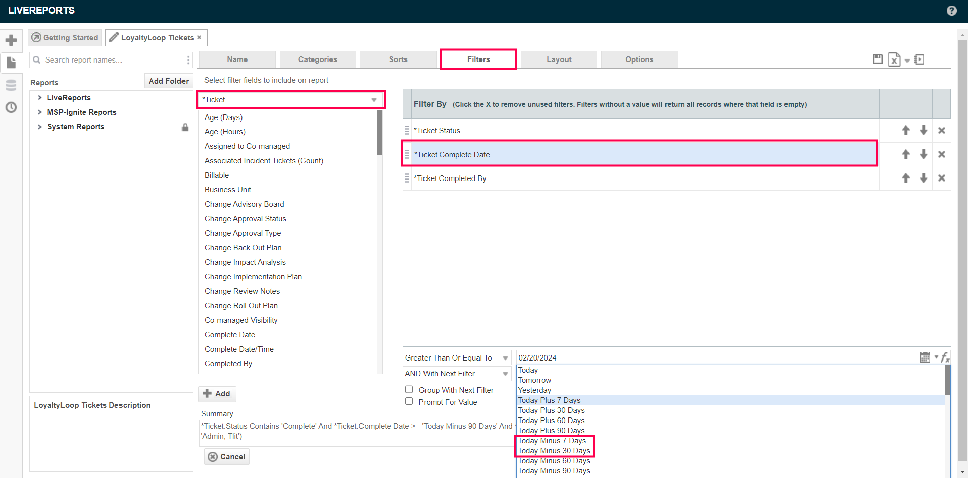 datto autotask report