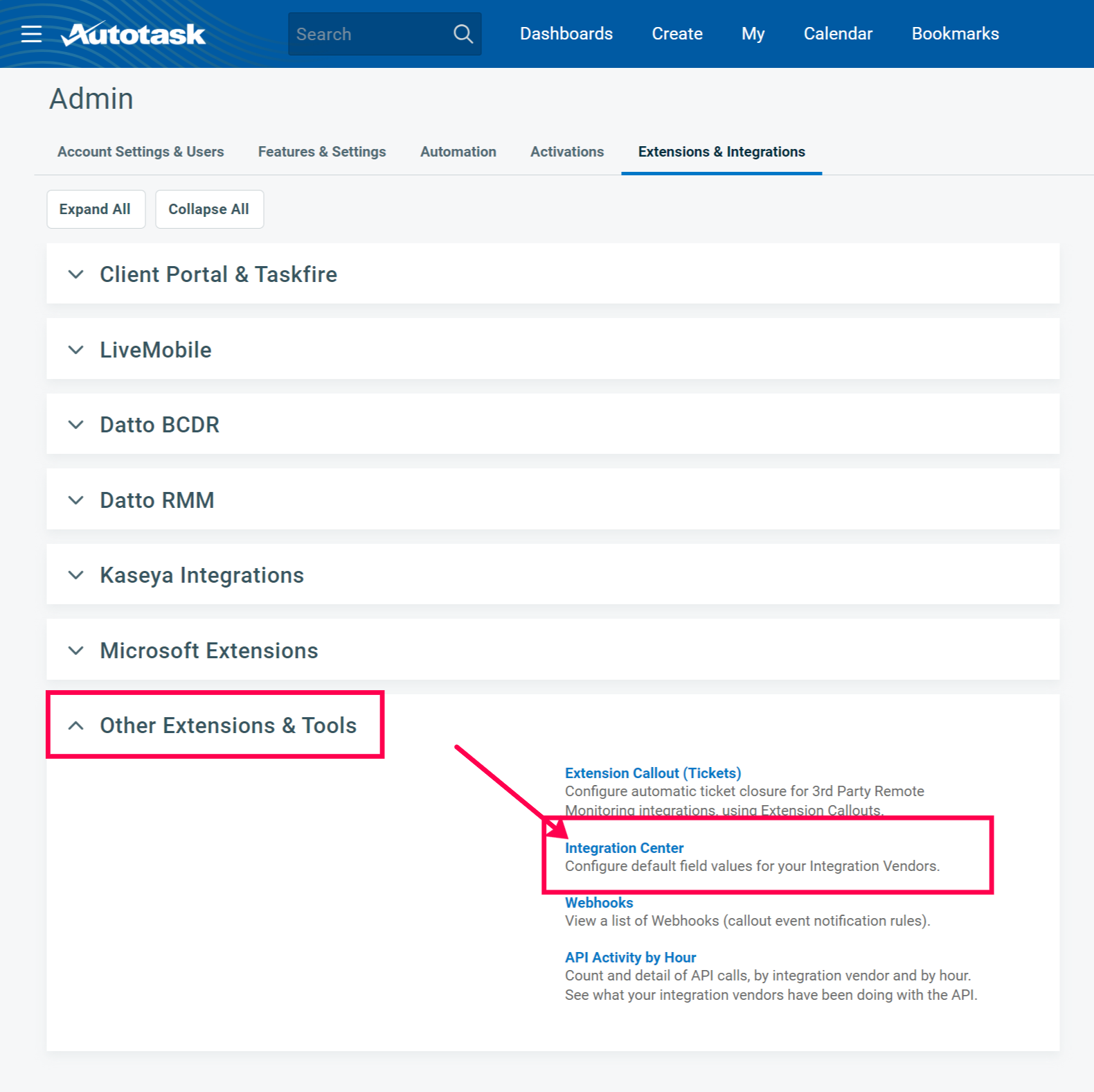 datto autotask loyaltyloop integration