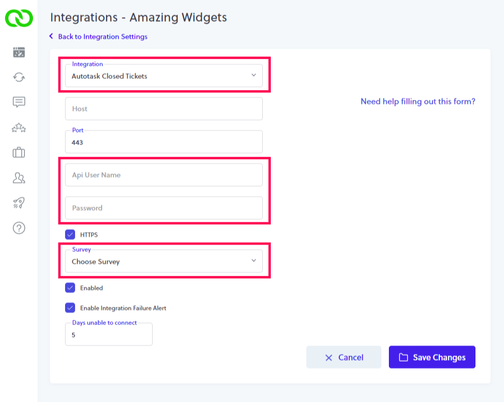 datto autotask loyaltyloop integration