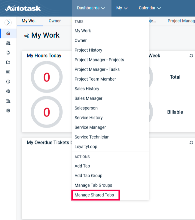 autotask integration center
