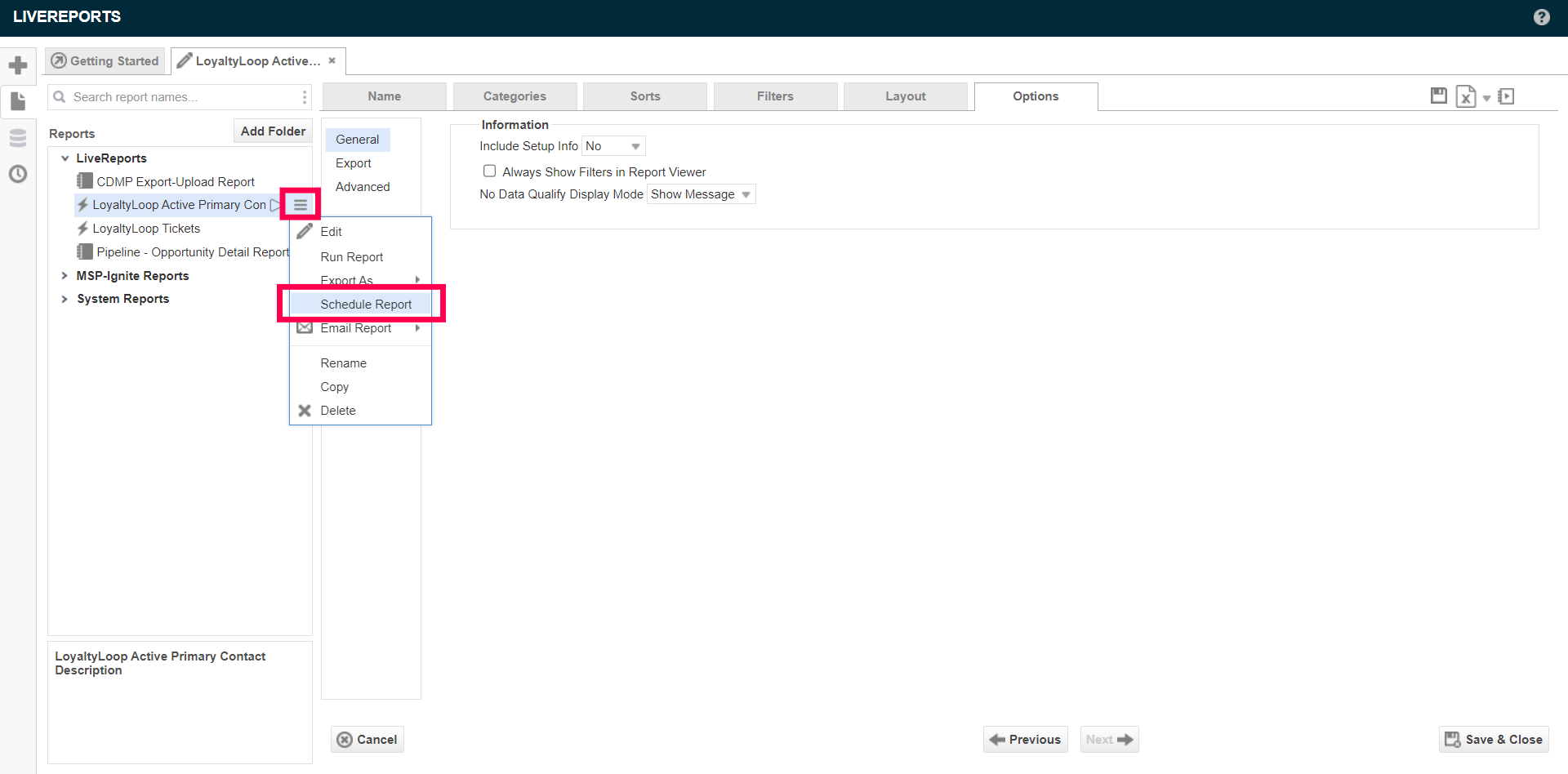 datto autotask report