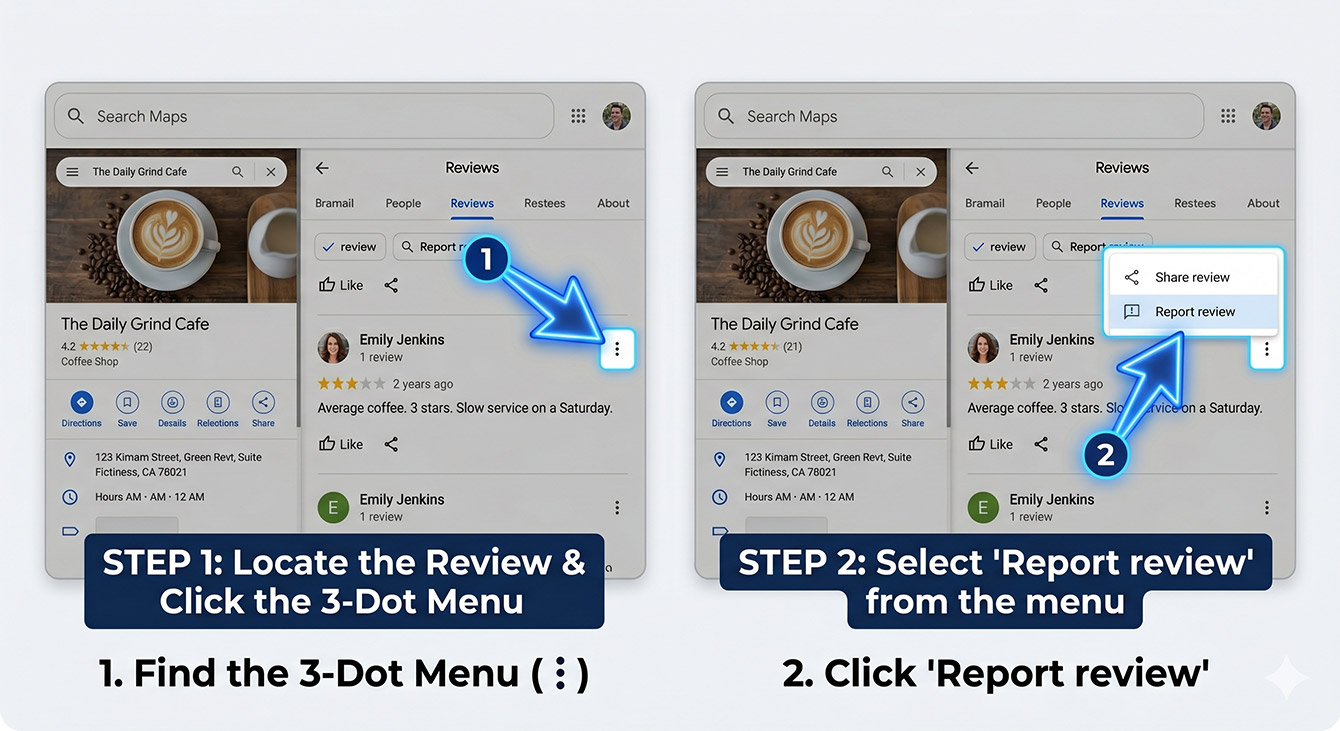 how to remove bad google reviews