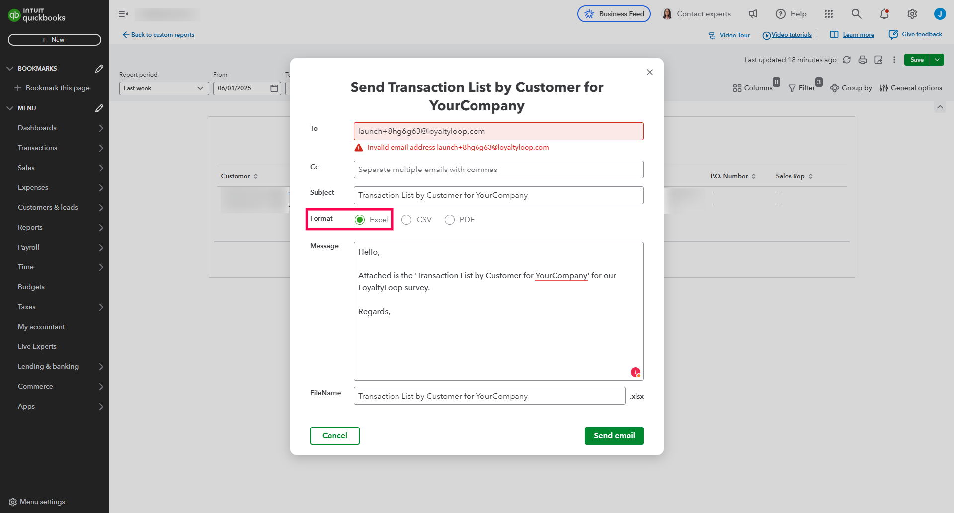 qbo report