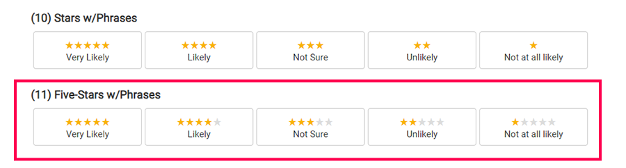 loyaltyloop survey scales